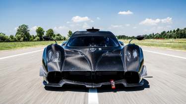 Pagani Huayra R testing